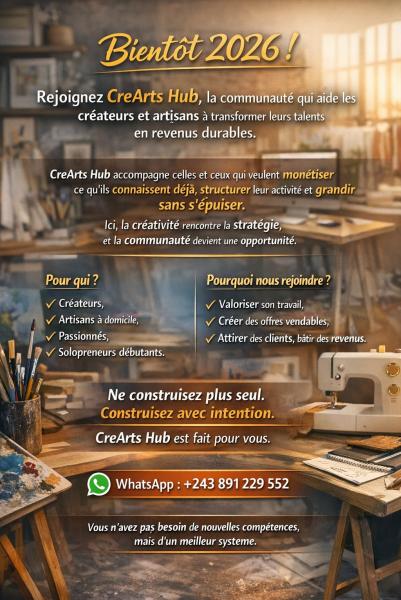 CreArts Hub la communaut qui aide les crateurs et artisans 